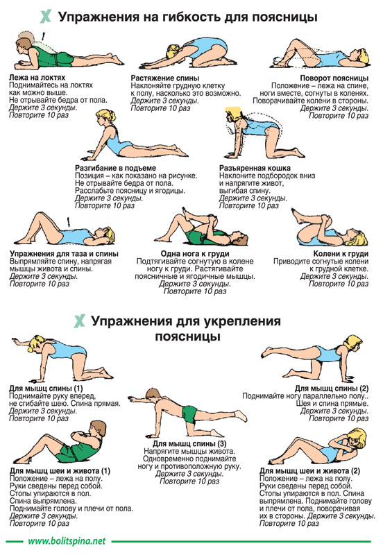 7 полезных упражнений для спины от профессора Бубновского. Лечимся дома